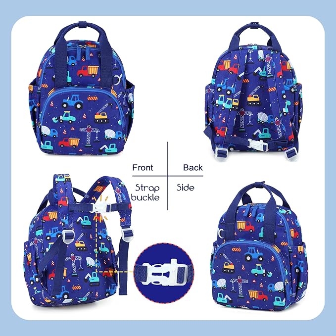 Bluboon Toddler Backpack for Girls Boys 2-4 Cute 12" Preschool Kindergarten Backpacks Kids Daycare Bags School Trave, toddler boy christmas gifts for 2 3 4 year old boy