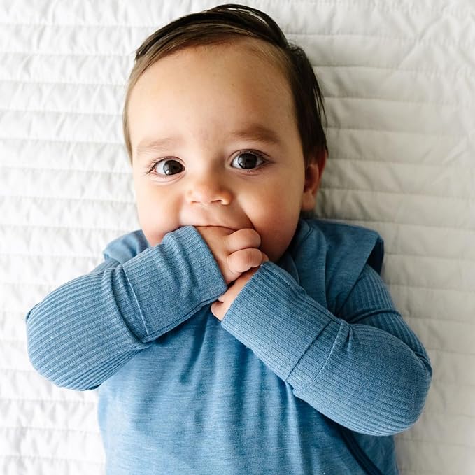 Little Sleepies Lightweight Baby Sleep Sack 0.5 TOG, Soft Viscose from Bamboo Sleep Sack, Newborn Essentials, 2-Way Zipper