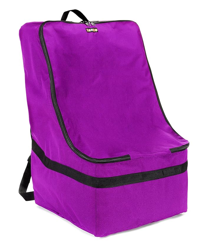 Zohzo Car Seat Travel Bag — Adjustable, Padded Backpack for Car Seats — Car Seat Travel Tote - Compatible with Most Name Brand Car Seats