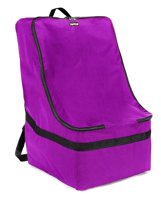Zohzo Car Seat Travel Bag — Adjustable, Padded Backpack for Car Seats — Car Seat Travel Tote - Compatible with Most Name Brand Car Seats