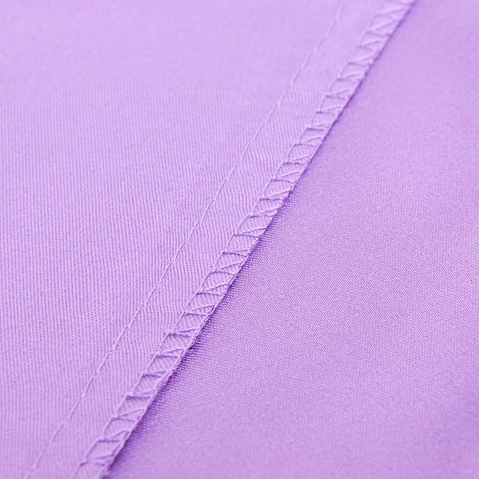 NTBAY Toddler Bedding Set - 4 Piece Soft and Breathable Crib Bedding Set for Boys and Girls, Includes Quilted Comforter, Fitted Sheet, Flat Top Sheet and Envelope Pillowcase, Lavender