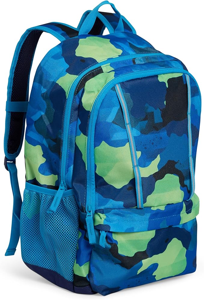 Lands' End Unisex Kids Large ClassMate Lightweight Durable Elementary School Backpack, Nicci
