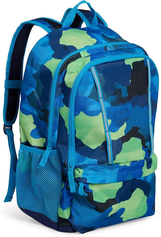 Lands' End Unisex Kids Large ClassMate Lightweight Durable Elementary School Backpack, Nicci