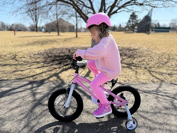 RoyalBaby Kids Bike Freestyle Classic & EZ Balance Pedal Switchable Bicycle, 12 14 16 18 Inch, 3-10 Years Toddler to Big Kids