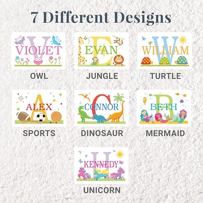 Let’s Make Memories Personalized My Own Name Step Stool - Children’s Step Stool - Sturdy Wood – Non-Toxic Paint, Sealer - Owl Design - Natural - 14’Wx9.25”Lx8.75”H - Ages 3+
