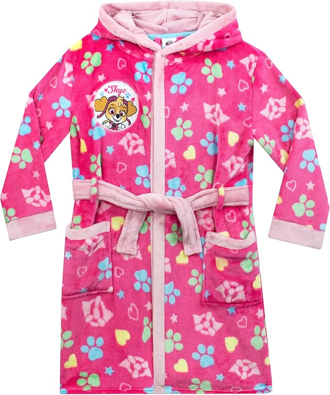 Paw Patrol Bath Robe | Skye Girls Bathrobe | Girls Robes | Official Merchandise