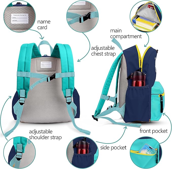 Kids' Backpacks for Girls & Boys - Kindergarten to Elementary School, 13" H, Ages 3-5