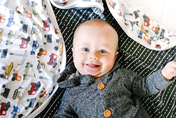 Copper Pearl Three-Layer Quilt: Soft Quilts for Boys & Girls | Breathable, Cozy Toddler Blanket | Baby Quilt for Newborns | 46x46 Premium Polyester/Rayon | Diesel