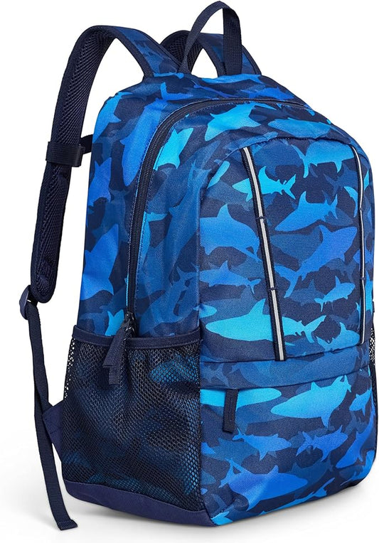 Lands' End Unisex Kids Medium ClassMate Lightweight Durable Elementary School Backpack, Limoges