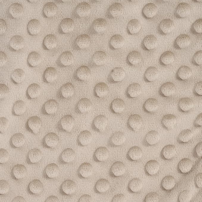 HALO Sleepsack Swaddle, 3-Way Adjustable Swaddle Blanket, TOG 3.0, Velboa, Fawn Grey Plush Dots, Newborn, 0-3 Months