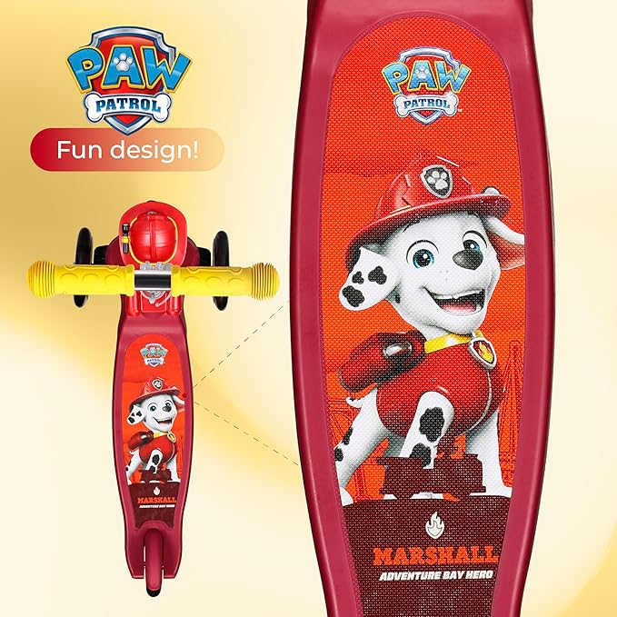 3D Kick Scooter for Kids, Self-Balancing 3 Wheeled Light Up Scooter with Extra Wide Anti-Slip Deck, Rear Brake, Lean to Steer, Lightweight Design, for Kids 3 and up, 75 LB Limit
