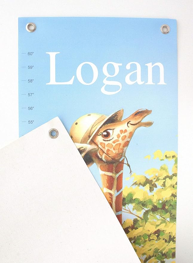 Personalized Growth Chart for Kids, Giraffe - I See Me!