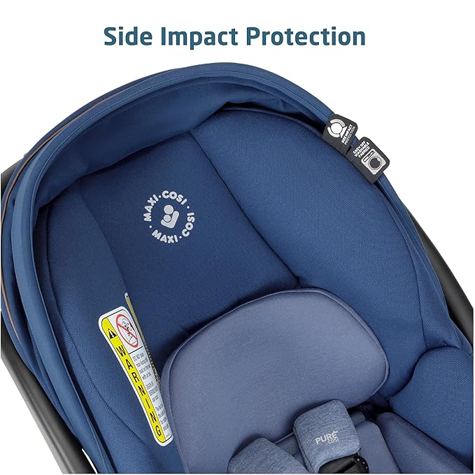 Maxi-Cosi Zelia™ Luxe 5-in-1 Modular - Baby Travel System Car Seat and Stroller, Infant Car Seat and Stroller Combo, Baby Car Seat and Stroller Combo in New Hope Navy