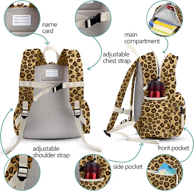 atgark Kids Backpack for Boys Girls: Girls Backpack 6-10 - Kindergarten Elementary School Bookbag for Boy Girl