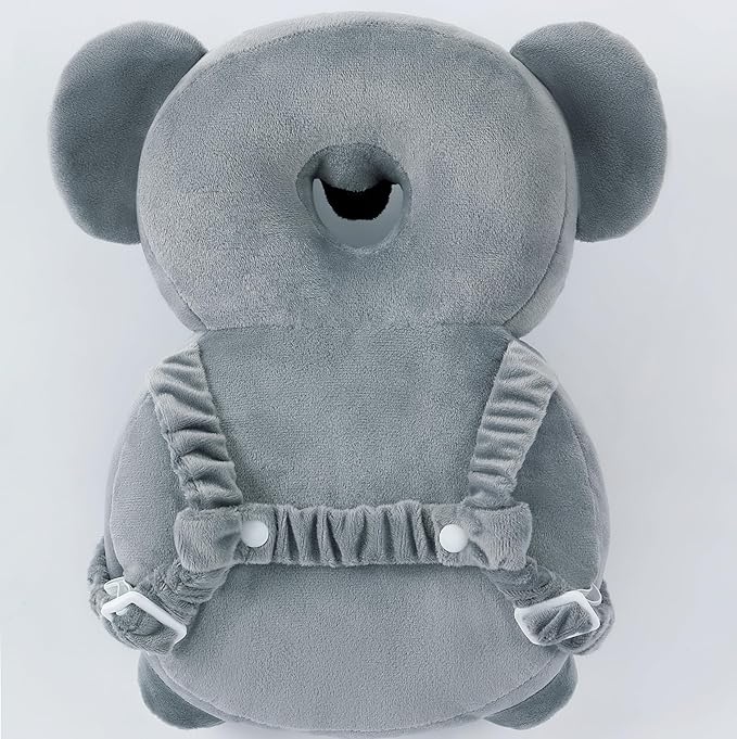Feidoog Baby Head Protector Cushion Backpack with 3 Knee Pads for Walking & Crawling,Koala