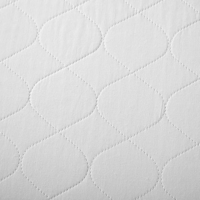 King Size Mattress Protector Cover Waterproof Quilted Fitted Soft Cotton Mattress Cover Pad Washable Mattress Bed Protector with Elastic Band
