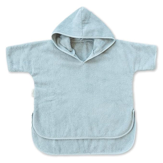 Natemia Hooded Towel Poncho – 100% Organic Cotton - Kids & Toddler Beach Towel with Hood - Oeko-Tex and GOTS Certified - Gentle on Sensitive Skin - Cozy Swim & Bath Towel for Boys, Girls