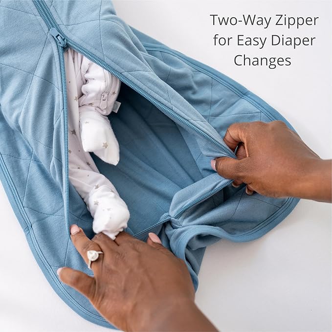 Dreamland Baby Viscose Swaddle Blanket (0-6 Months). 1.0 TOG Ultra Soft Swaddle Blanket w/Built in Band. 97% Viscose, 3% Spandex (Sage). Mom-Owned US Business, Premium Materials