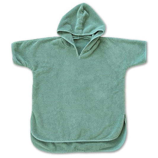 Natemia Hooded Towel Poncho – 100% Organic Cotton - Kids & Toddler Beach Towel with Hood - Oeko-Tex and GOTS Certified - Gentle on Sensitive Skin - Cozy Swim & Bath Towel for Boys, Girls