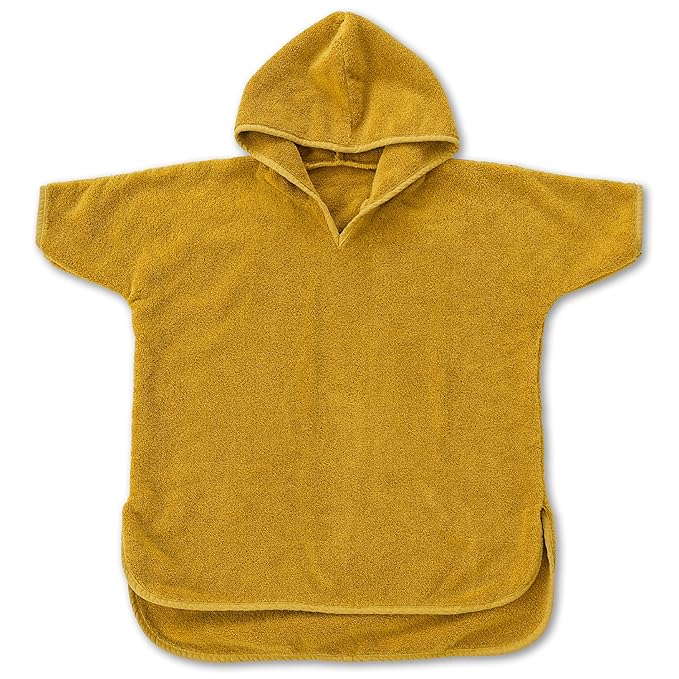 Natemia Hooded Towel Poncho – 100% Organic Cotton - Kids & Toddler Beach Towel with Hood - Oeko-Tex and GOTS Certified - Gentle on Sensitive Skin - Cozy Swim & Bath Towel for Boys, Girls