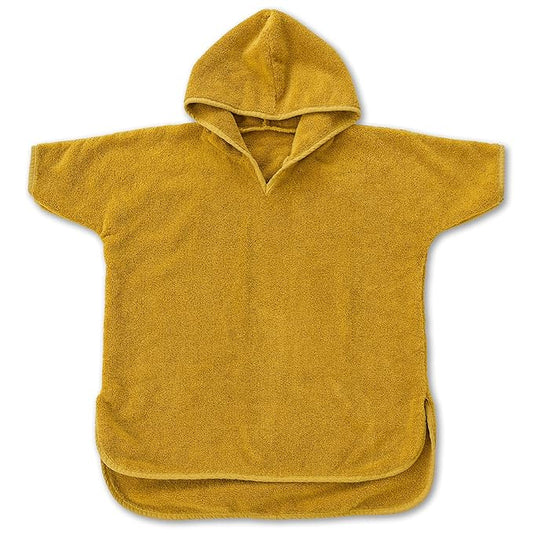 Natemia Hooded Towel Poncho – 100% Organic Cotton - Kids & Toddler Beach Towel with Hood - Oeko-Tex and GOTS Certified - Gentle on Sensitive Skin - Cozy Swim & Bath Towel for Boys, Girls
