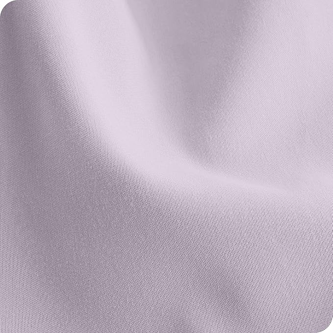 Bare Home 2-Pack Fitted Crib Sheets - Premium 1800 Ultra-Soft Microfiber - Breathable - Baby Sheet - for Boys & Girls - Fits Standard Crib and Toddler Mattresses (Pink Slipper/Lilac)