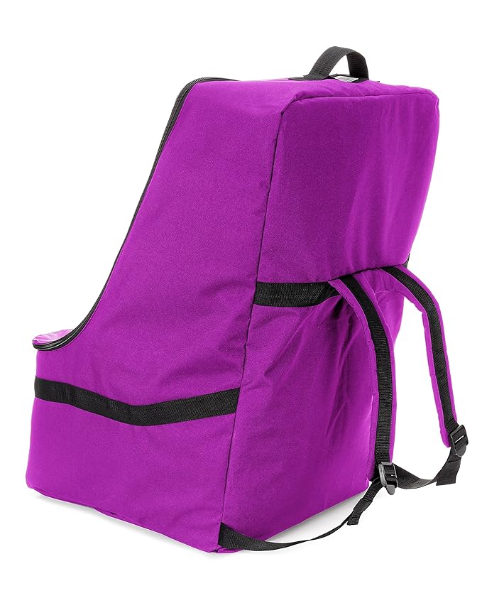 Zohzo Car Seat Travel Bag — Adjustable, Padded Backpack for Car Seats — Car Seat Travel Tote - Compatible with Most Name Brand Car Seats