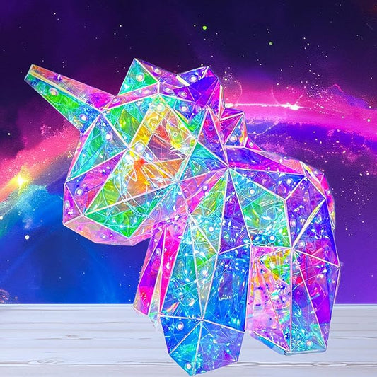 In His Name LED Unicorn Night Light for Girls & Kids - Colorful Magical Lamp for Girls Room - Premium Bedside Lamp & Cute Night Light for Toddlers - Unique Teen Display Gifts Spring Summer Decor