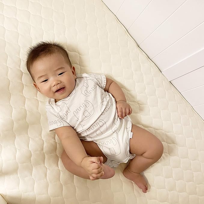 American Baby Company 2 Pack Waterproof Crib and Toddler Mattress Protector, Quilted Fitted Protector Pad Cover Made with Organic Cotton Top Layer, 52“ x 28"
