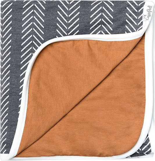 Copper Pearl Soft Baby Quilt - Three-Layer, Breathable, Toddler Blanket - Newborns to Toddlers - 46x46 Premium Polyester/Rayon - Cozy - Canyon