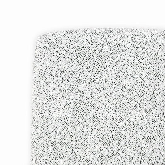 Little Unicorn Premium Crib Sheet | Breathable & Super-Soft Muslin Fabric (Green Seed)