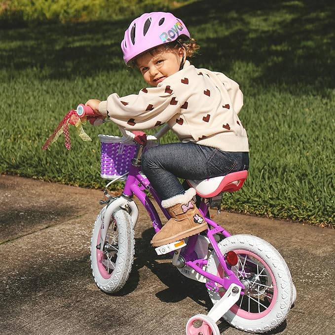 RoyalBaby Kids Helmet 0.47 lb Ultra-Lightweight & Adjustable for Ages 5-13 Years, Ideal for Cycling, Scooter, Balance Bike & More Sports, 4 Vibrant Colors Available