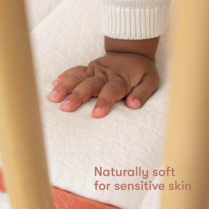 Babyletto Avocado Baby Crib Mattress - GOTS, Made Safe, GREENGUARD Gold Certified - Dual Sided Infant & Toddler Mattress - Flippable & Breathable - ‎52 x 28.25 x 5.5 Inches for Standard Size Crib