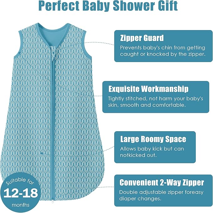 SWEET DOLPHIN Baby Sleep Sack - 100% Cotton