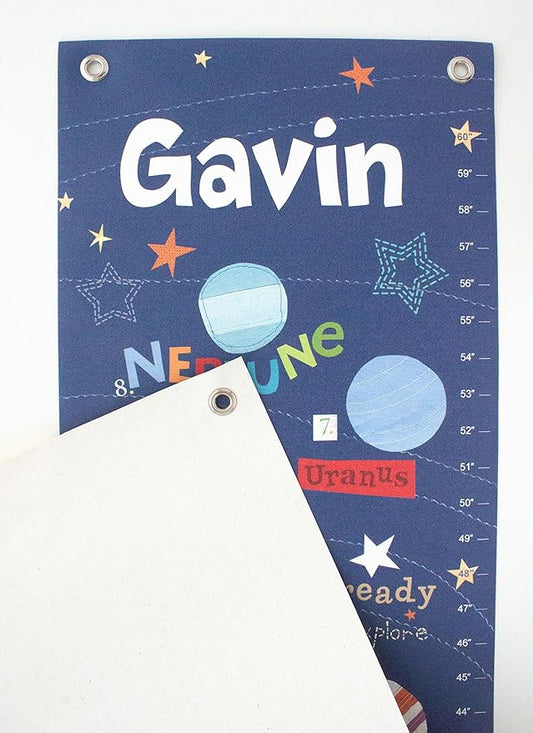 Personalized Growth Chart for Kids, Outer Space - I See Me!