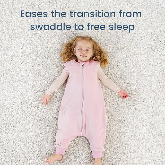 Toddler Sleep Sack with Feet, 1.0 TOG Baby Sleeping Bag with Legs, Oversized Wearable Blanket for 2T, 3T, 4T Walkers