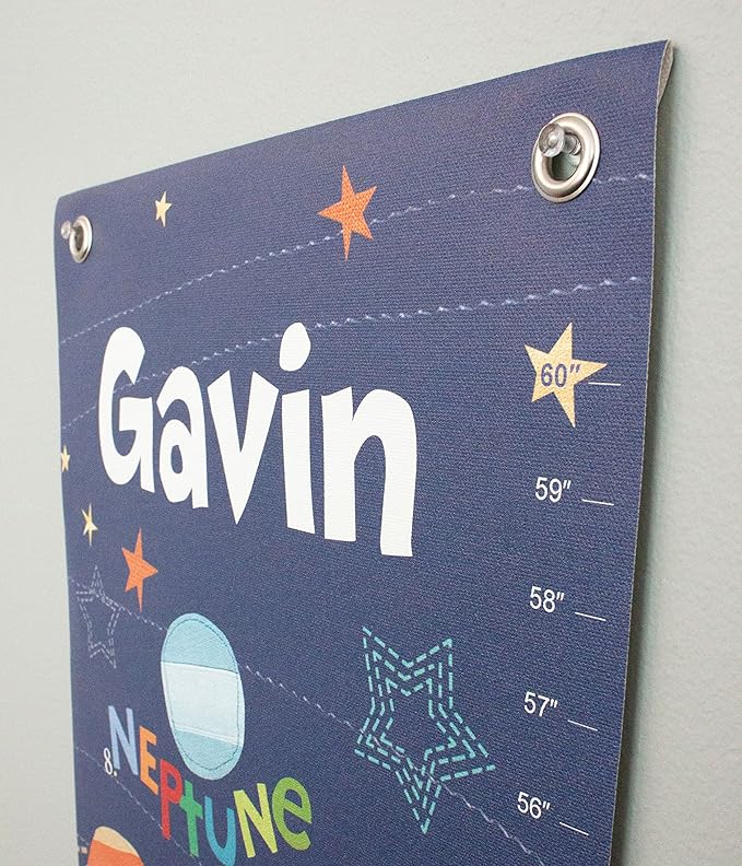 Personalized Growth Chart for Kids, Outer Space - I See Me!