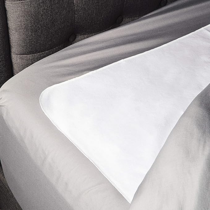 DMI Waterproof Sheet, Mattress Protector and Cover, Reversible, Flat Fit, White, 36 x 72