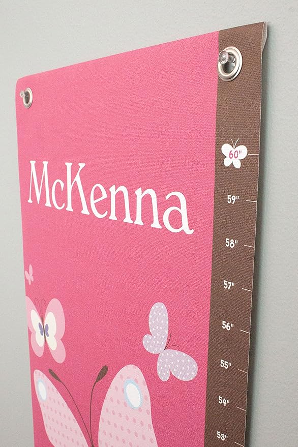 Personalized Growth Chart for Kids, Butterflies - I See Me!