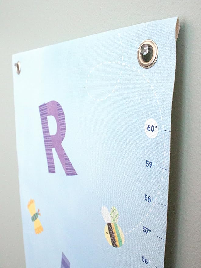 Personalized Growth Chart for Kids, Floral - I See Me!