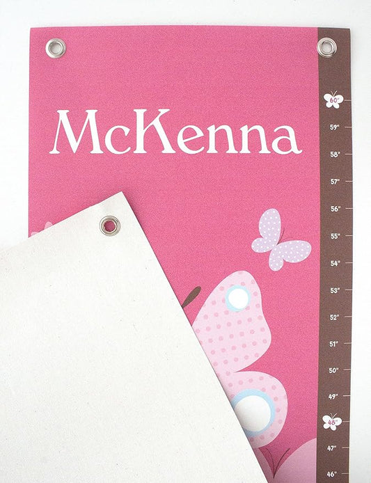Personalized Growth Chart for Kids, Butterflies - I See Me!
