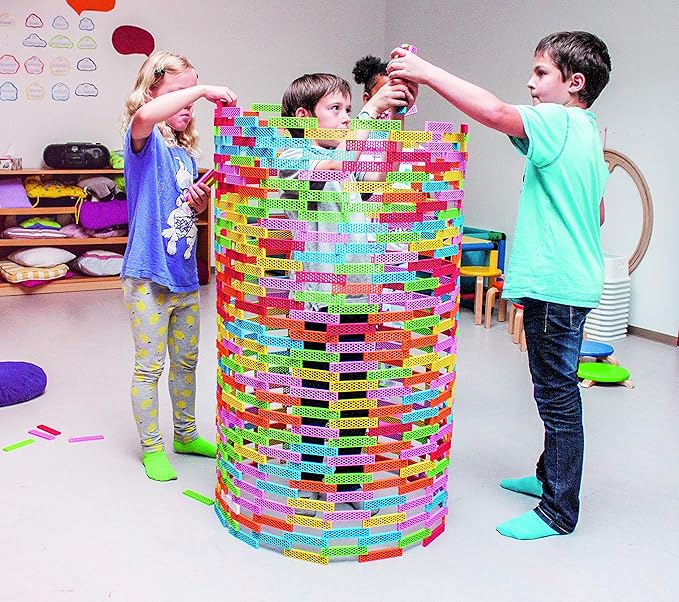 Tegu 340 Piece Perfect Blocks Building Set, Multicolor