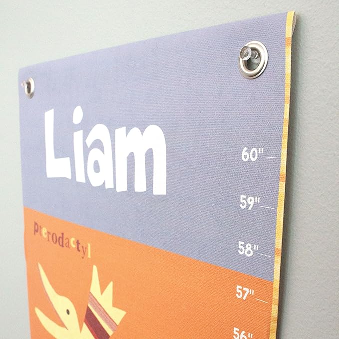 Personalized Growth Chart for Kids, Dinosaur - I See Me!